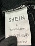Shein 100% Polyester Black Zip Up Hoodie Size L - photo 7