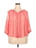 By & By 100% Polyester Pink 3/4 Sleeve Blouse Size 2X - photo 1