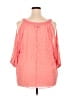 By & By 100% Polyester Pink 3/4 Sleeve Blouse Size 2X - photo 2