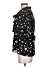 Assorted Brands Floral Black 3/4 Sleeve Button-Down Shirt Size S - photo 5