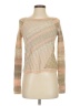Free People Metallic Tan Pullover Sweater Size XS - photo 1