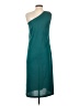 Assorted Brands Solid Teal Casual Dress Size 2 - photo 2