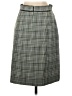 L.K. Bennett Plaid Gray Formal Skirt Size 4 - photo 2