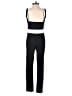 Pink Lily Color Block Black Jumpsuit Size M - photo 2