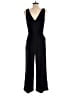 A New Day 100% Polyester Solid Black Jumpsuit Size XS - photo 2