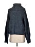 Nia 100% Polyester Tweed Gray Turtleneck Sweater Size XS - photo 1