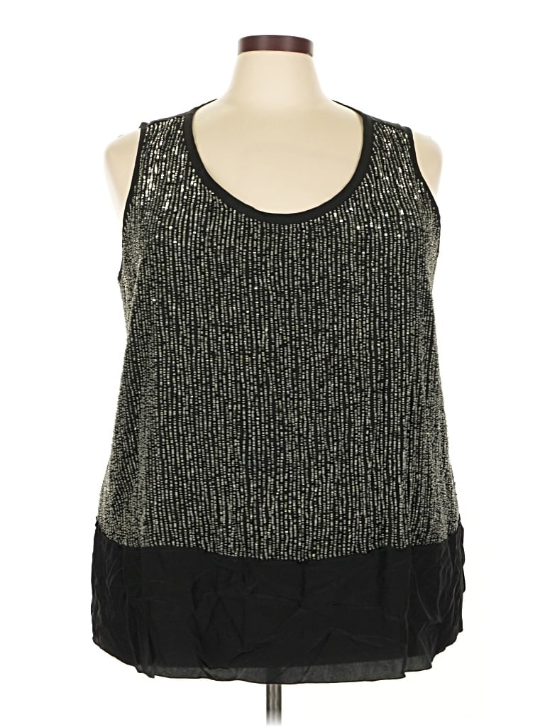 Eileen Fisher Sleeveless Blouse In Black
