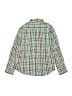 Crewcuts Outlet Checkered-gingham Green Long Sleeve Button-Down Shirt Size 8 - photo 2