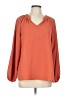 Entro Orange Long Sleeve Blouse Size L (estimated) - photo 1