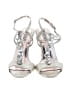 Badgley Mischka Solid Silver Gold Sandals Size 9 - photo 2
