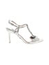 Badgley Mischka Solid Silver Gold Sandals Size 9 - photo 1