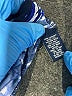 Chaps Graphic Blue Cocktail Dress Size XS - photo 8