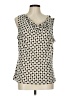 MICHAEL Michael Kors Brown Sleeveless Blouse Size L - photo 1