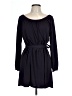 Mark Solid Black Casual Dress Size L - photo 1