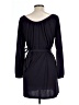 Mark Solid Black Casual Dress Size L - photo 2