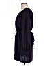 Mark Solid Black Casual Dress Size L - photo 5