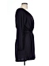 Mark Solid Black Casual Dress Size L - photo 4