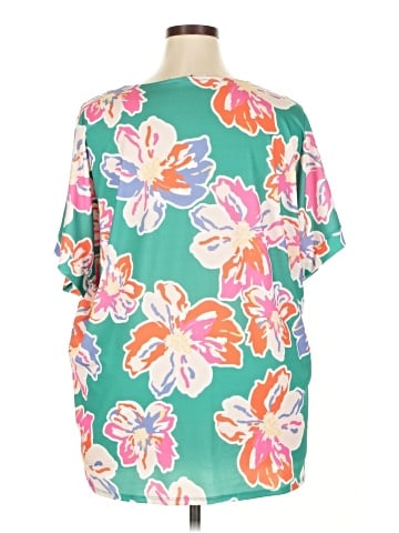 Haptics Short Sleeve Blouse (view 2)