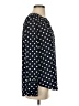 J.Crew 100% Polyester Polka Dots Black Long Sleeve Blouse Size S - photo 4