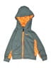 Nike 100% Polyester Green Teal Zip Up Hoodie Size 2T - photo 1