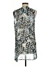 CAbi 100% Polyester Teal Sleeveless Blouse Size M - photo 2