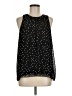 Vince Camuto 100% Polyester Polka Dots Black Sleeveless Blouse Size M - photo 1