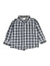 Carter's 100% Cotton Plaid Blue Long Sleeve Button-Down Shirt 12-18 MO / 18 MO - photo 1