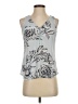Assorted Brands 100% Polyester Gray Sleeveless Blouse Size XS - photo 1