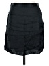 Ann Taylor 100% Silk Solid Black Silk Skirt Size 0 - photo 1