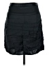 Ann Taylor 100% Silk Solid Black Silk Skirt Size 0 - photo 2