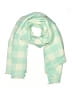 Unbranded Checkered-gingham Green Blue Scarf One size - photo 1