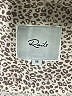 Rails Animal Print Brown Long Sleeve Blouse Size XS - photo 7