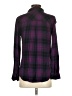 Rails 100% Rayon Plaid Purple Long Sleeve Button-Down Shirt Size XS - photo 2