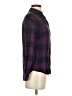 Rails 100% Rayon Plaid Purple Long Sleeve Button-Down Shirt Size XS - photo 4