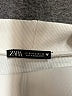 Zara Solid White Casual Skirt Size S - photo 3