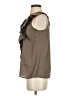Ann Taylor LOFT 100% Polyester Brown Sleeveless Blouse Size XS - photo 5