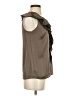 Ann Taylor LOFT 100% Polyester Brown Sleeveless Blouse Size XS - photo 4