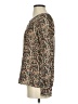 J.Crew 100% Silk Brown Long Sleeve Silk Top Size 2 - photo 5
