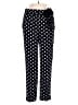 J.Crew 100% Polyester Polka Dots Black Casual Pants Size 0 - photo 1