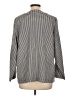 Norm Thompson Houndstooth Gray Long Sleeve Blouse Size L - photo 2