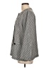 Norm Thompson Houndstooth Gray Long Sleeve Blouse Size L - photo 5