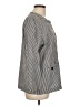 Norm Thompson Houndstooth Gray Long Sleeve Blouse Size L - photo 4