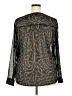 Torrid 100% Polyester Paisley Black Long Sleeve Blouse Size 2X Plus (2) - photo 2