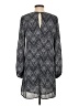 Lush 100% Polyester Chevron-herringbone Gray Casual Dress Size S - photo 2