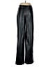 PrettyLittleThing 100% Polyester Black Faux Leather Pants Size 10 - photo 1