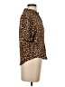Nanushka Animal Print Brown Short Sleeve Blouse Size S - photo 4