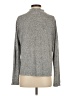 Pieces Metallic Gray Turtleneck Sweater Size S - photo 2