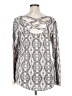 Maurices Silver Gray Long Sleeve Blouse Size XL - photo 2