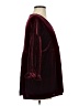 Honeyme Burgundy Long Sleeve Blouse Size S - photo 4