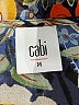 CAbi 100% Polyester Floral Black Long Sleeve Blouse Size M - photo 4